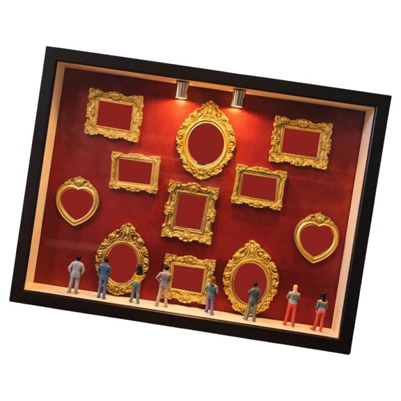 Misright Diys Minis Museums Silhouetted Box Shadows Box Frame Personalize