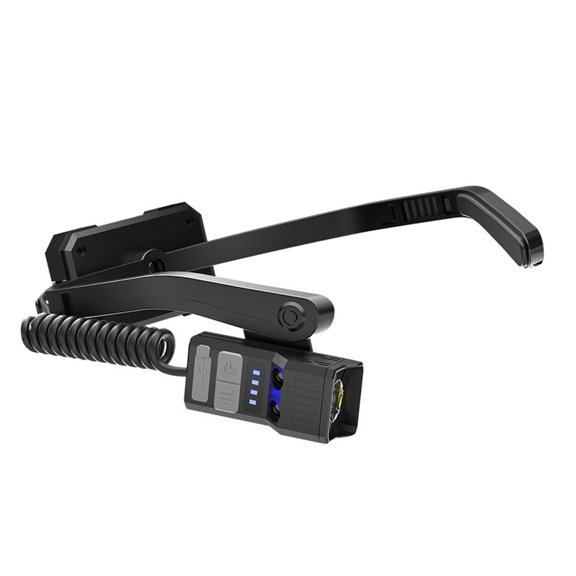 Misright Ear Mounted Headlamp with LED Beam Splitable Design Adjustable Light Modes