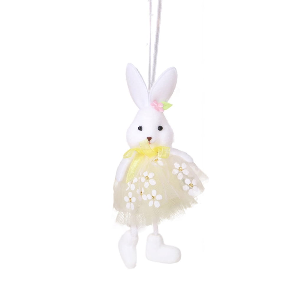 Misright Easters Themed Plush Rabbit with Dress Add Atmosphere to Any ...