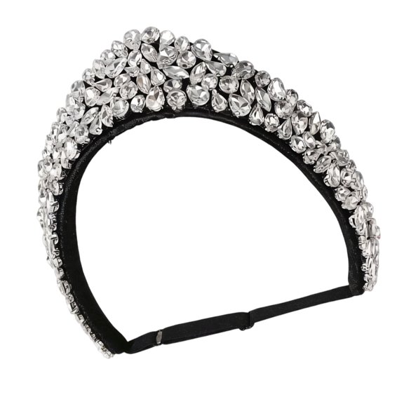 Misright Elegant Baroque Styles Hair Band With Glittering Rhinestones Stylish Headwear