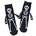 thumbnail image 1 of Misright Embroidered Skeleton Hands Design Soft Ankle Socks For Halloween Costume Fun, 1 of 12