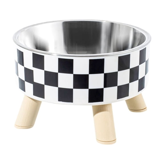 Misright Ergonomic Elevated Dog Bowls Pet Dog Feeding Station Insert Dish