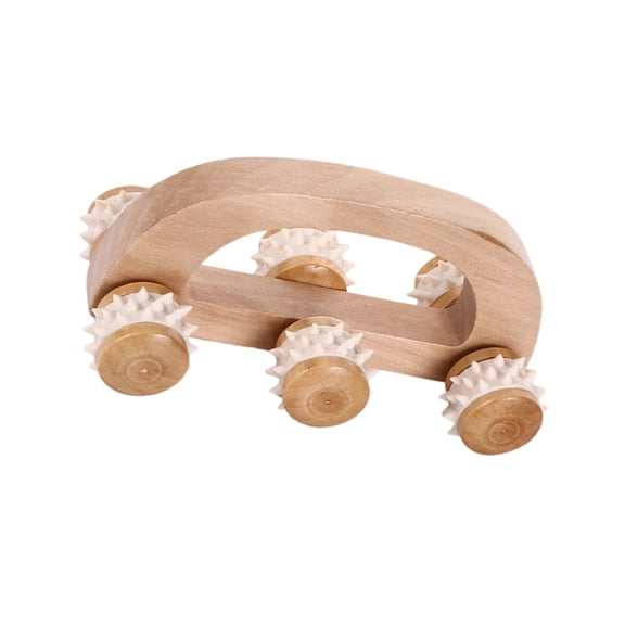 Misright Ergonomic Grip Massage Roller 6 Arch Wheel Deep Muscle Relaxation Tool