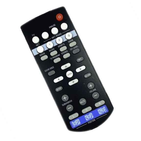 Misright Ergonomic Soundbar Remote Control for FSR86 ZP80780 SRT-1500 YSP-1600