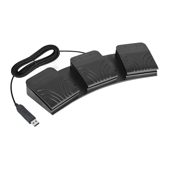 Misright Ergonomic USB Foot Pedal Switches For String Input Multimedia Control
