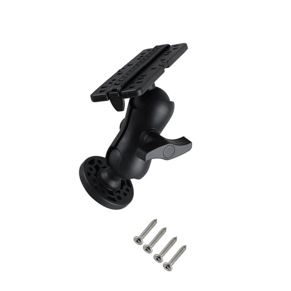 Misright Fish Finder Mount Fish Finder Bracket 360 Degree Rotation Fish Finder Holder
