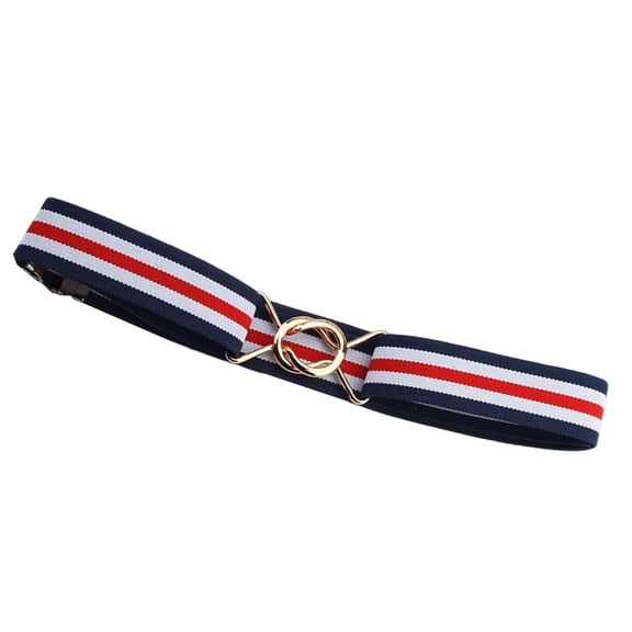 Misright Flexible Stretch Waist Belt Elastic Adjustable Polyester Unisex Belt For Casual Pants Travel Lightweight