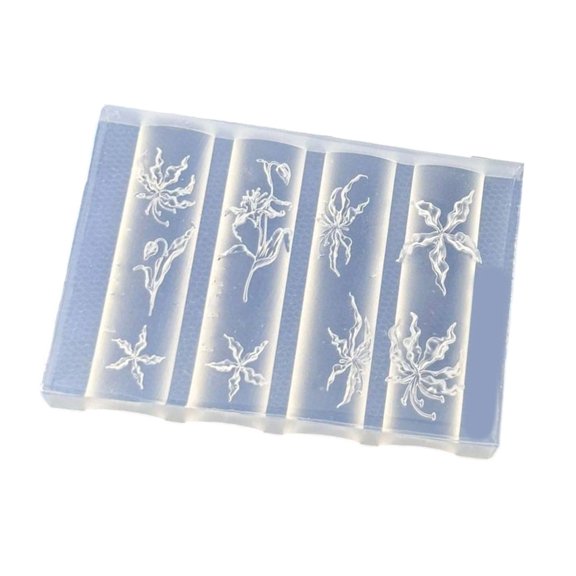 Misright Flower Theme Nail Accessories Moulds Suitable for Accessories Enhancement