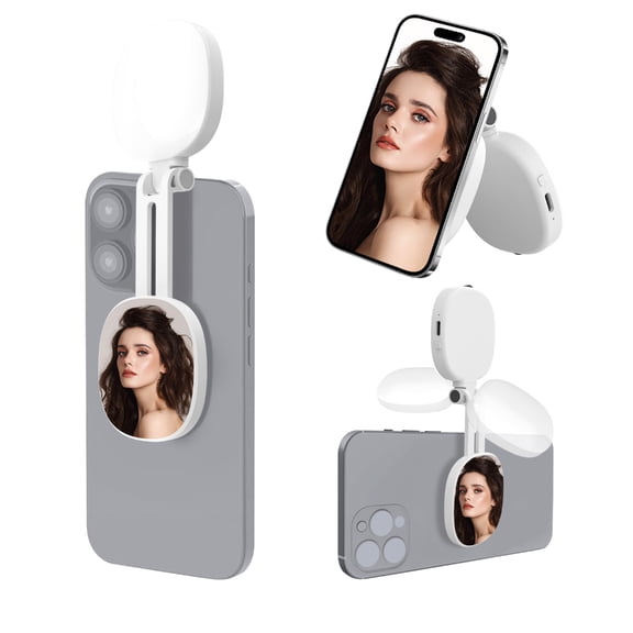 Misright Foldable Magnetic Circle Light For Smartphone Studio Quality Lighting On The Go