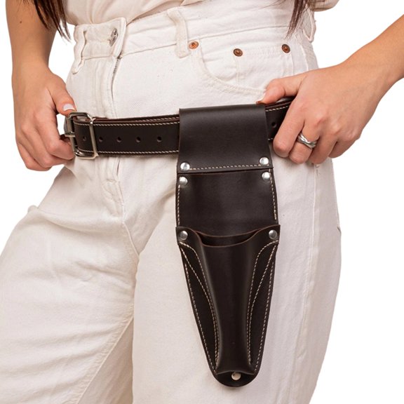 Misright Garden Tool Pouch Waist Bag Waterproof Light Weight Leather Sheath Belt