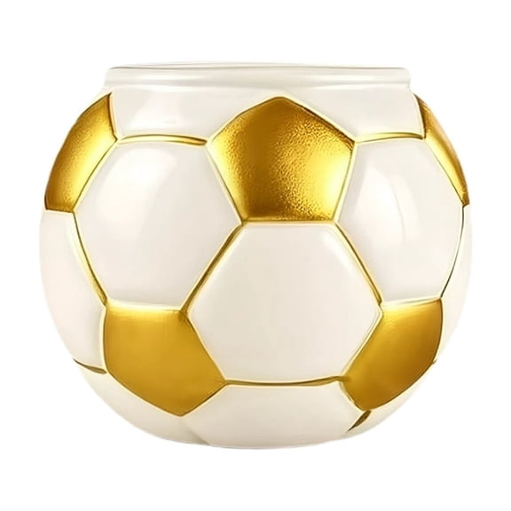 Misright Glass Barwares Football/Baseball Shaped Drinking Cup For Kitchen And Outdoor