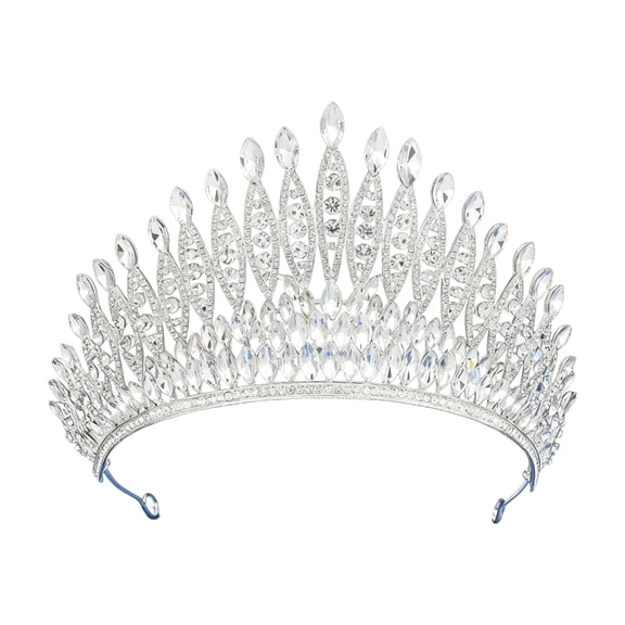 Misright Glittering Rhinestones Wedding Crowns Headpiece Hair Jewelry Styling Ornament