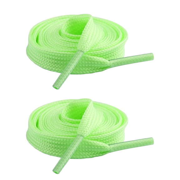 Misright Glow In The Dark Elastic Flat Shoe Laces For Sports Footwear Men Women Kids