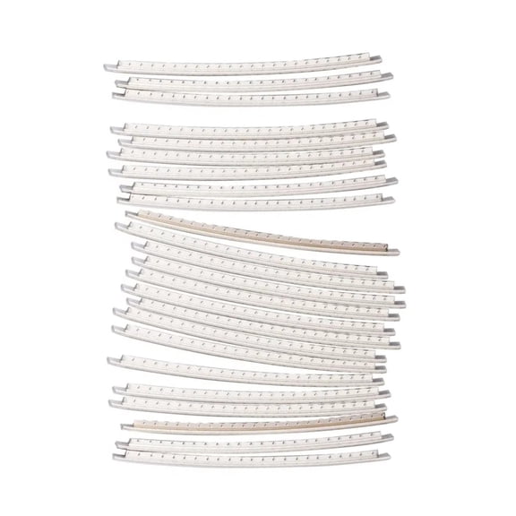 Misright Guitar Fret Set 2.9mm 24 Fingerboard Frets Electric Acoustic Instrument Music Composition