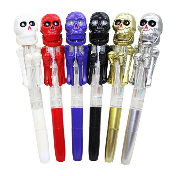 Misright Halloween Skull Pen Funny Ballpoint Pen Halloween Supplies