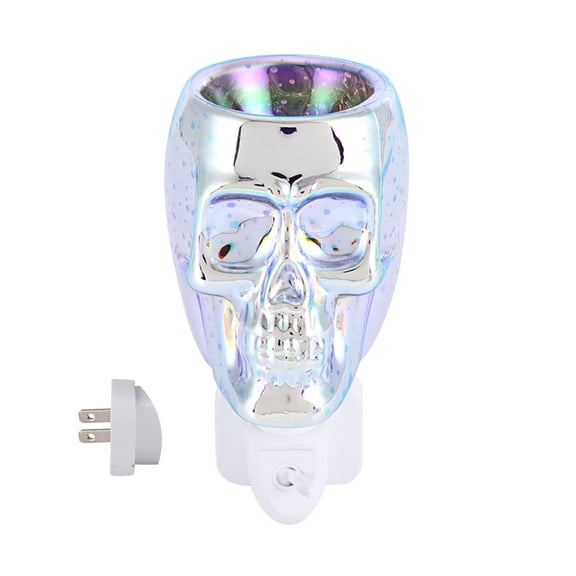 Misright Halloweens 3D Skull Fragrances Waxes Warmers Lamp For Living Room And Office Use