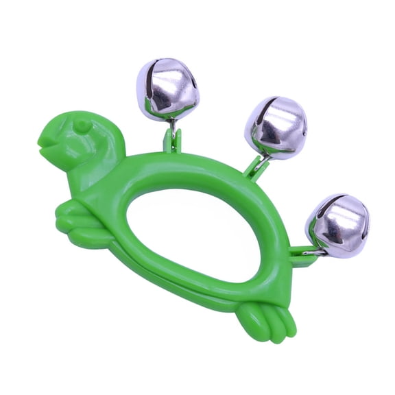 Misright Handheld Music Rattle with 3 Bells, Toddler Shaker for Daily Play