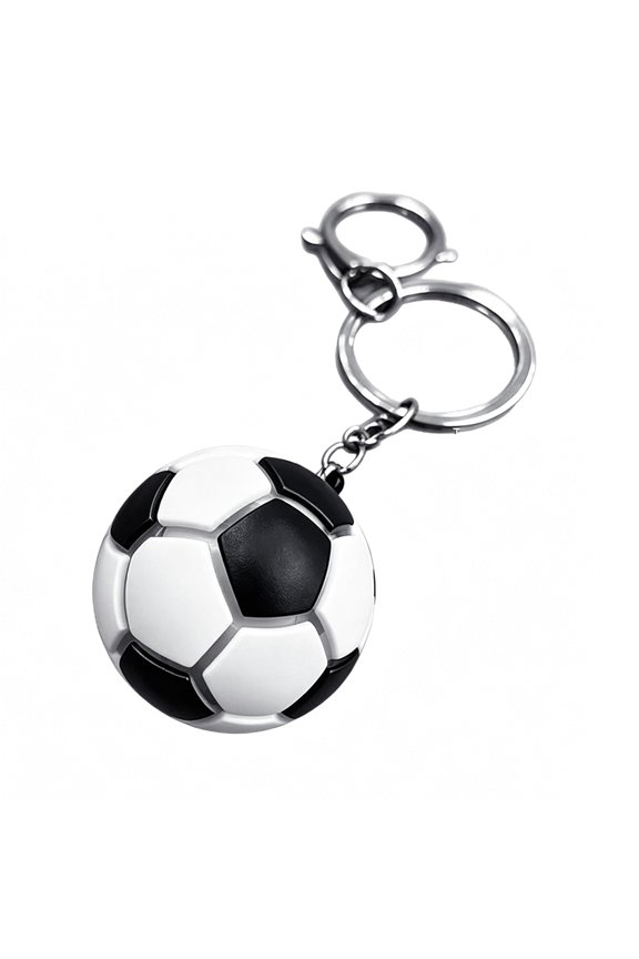Handheld Spin Soccer Key Fob Soccer Keychain For Office Car Or School Use