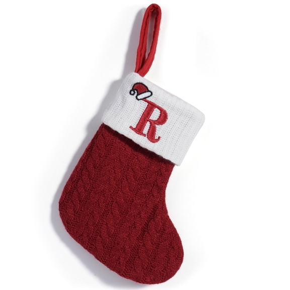 Misright Handmade Christmas Letter Stockings Durable Decors For Store Event