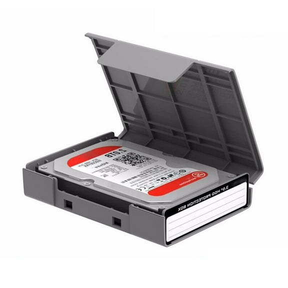 Misright Hard Drive Organize Case For 3.5Inch Hard Disk Box Colorful Crushproof