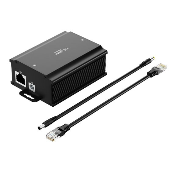 Misright High Power PoE Splitter 48V To 36V 2A Metal Protocol For Security Camera