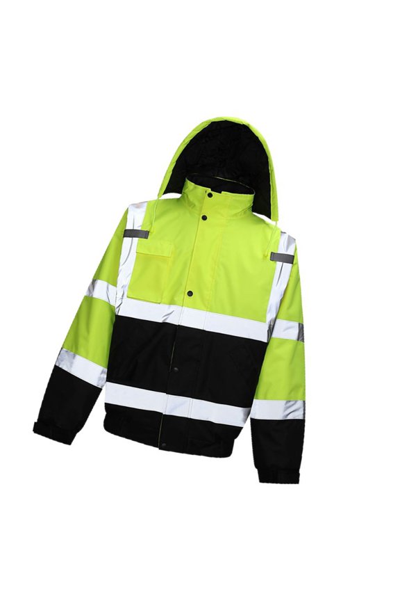 High Reflective Jackets with Breathable Insulation for Cold Outdoor Work