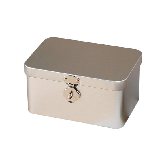 Misright Iron Lockable Box Retro Designs Home Organization