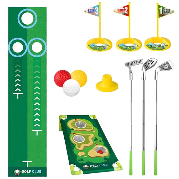 Misright Kids Golfing Set Inside Modifiable Retractile Training Toy For Children