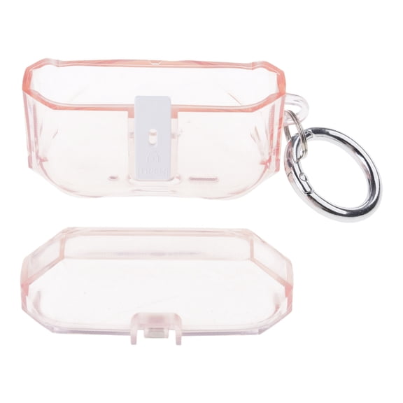 Misright LED Display Clear Earbud Case Secure Lock and Cleaning Tool For Pods Pro3