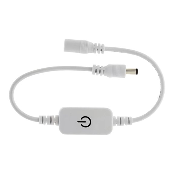 Misright LED Light Control Cable with Touches Power Switches Inline Dimmer Controller