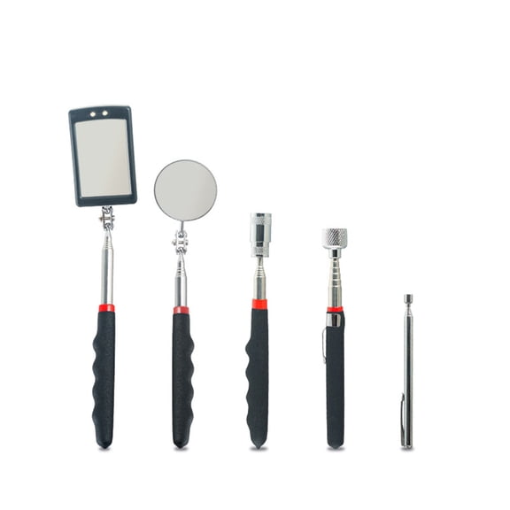 Misright LED Lighted Inspection Mirror Magnetic Pickup Tool Set For Auto Mechanic