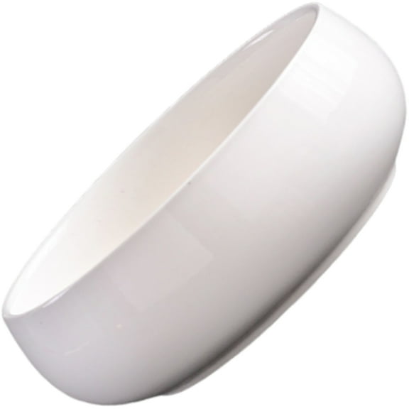 Misright Large Diameter Glazed Ceramic Vase Water Plant Bowl for Indoor Water Gardening