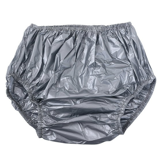 Misright Leakproof Plastic Pants Diaper Cover Incontinence Protective Underwear Briefs