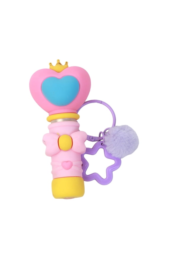Leakproof Portable Perfume Atomizer Keychain Refillable Heart Wand Bottle