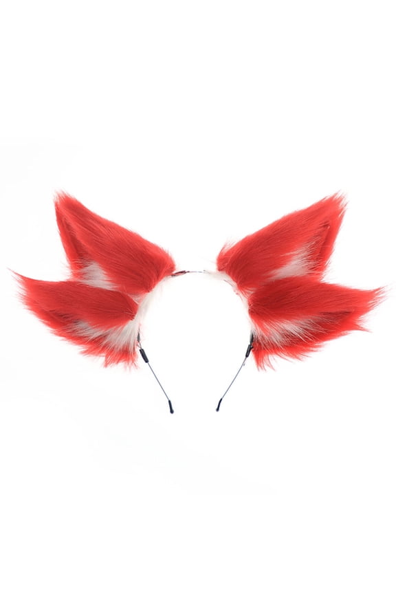 Lightweight Plush Foxes Ears Headbands for Anime Fans and Fashion Seekers