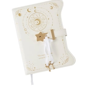 Misright Lockable Diary Notebook with Key Hardcover PU Journal 360 Pages for Writing