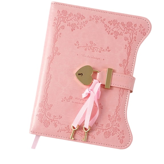 Misright Lockable Diary Notebook with Key Hardcover PU Journal 360 Pages for Writing