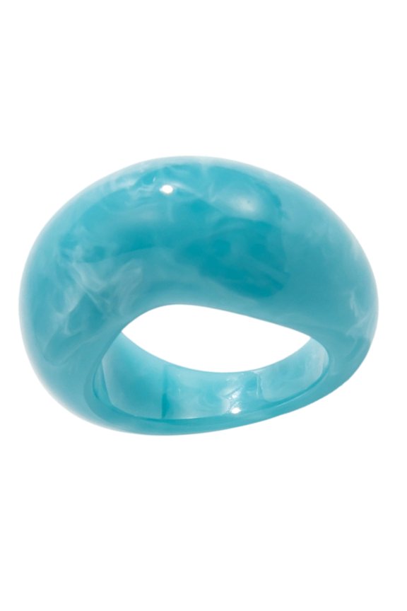 Marbled Resin Statement Ring Modern Comfort Fit Jewelry For Women And Men