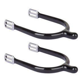 Misright Metal Boot Spur Horse Riding Spur with Adjustable Strap for Horse Schooling