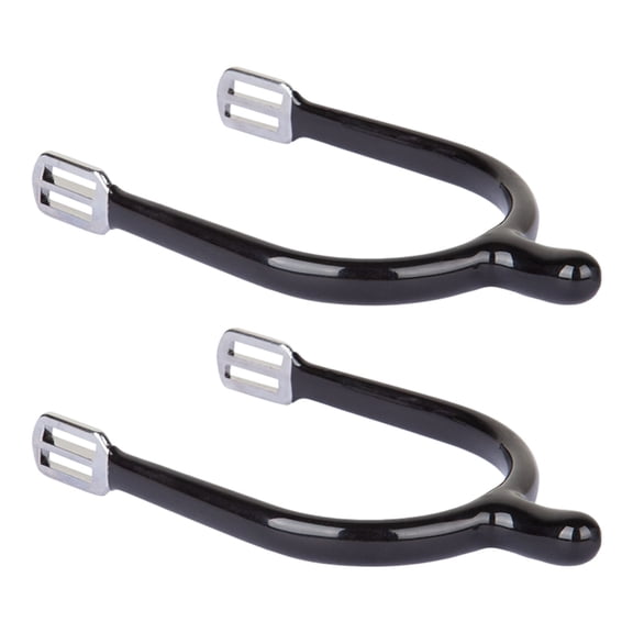 Misright Metal Boot Spur Horse Riding Spur with Adjustable Strap for Horse Schooling