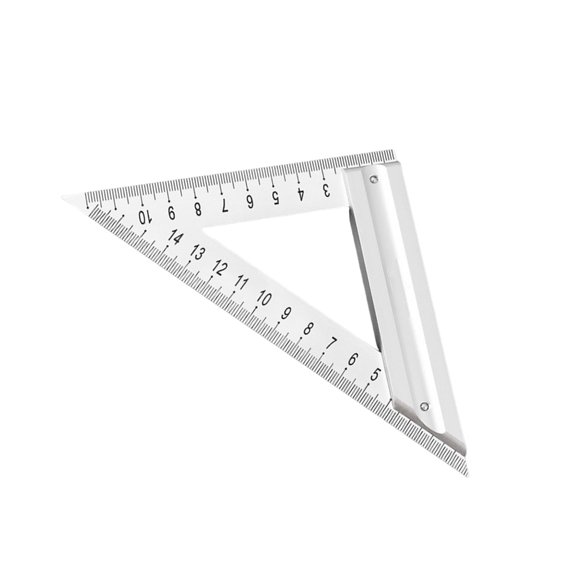 Misright Metal Degree Layout Ruler Repair Measure for Building & Wood Measurement Use