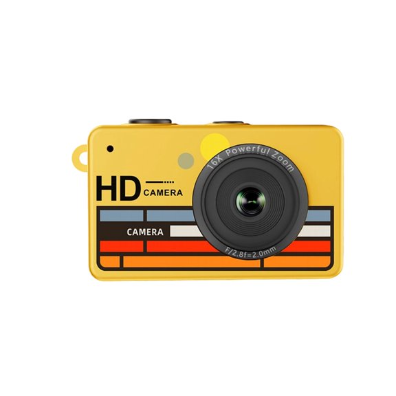 Misright Mini Digital Camera with Rear Lens Screen and Portable Travel Snapshot Use