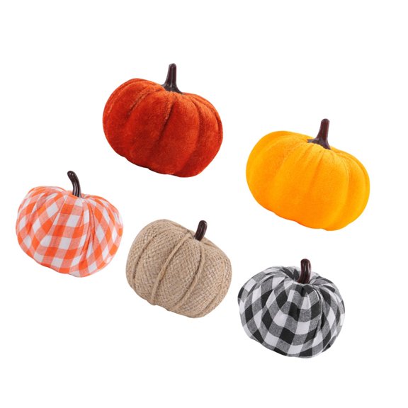 Misright Mini Pumpkins Multicolored Harvest for Mantlepiece, Wedding, Table Craft