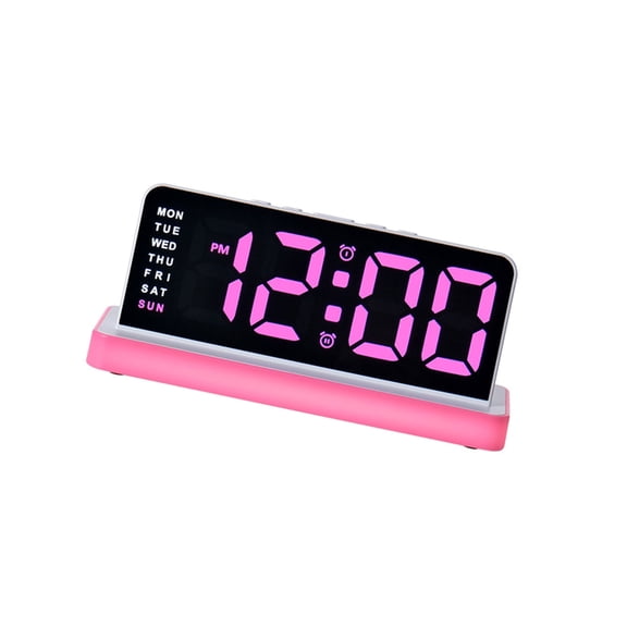 Misright Multifunction Digital Clock with Two Alarm and Ambients Night Light for Kids