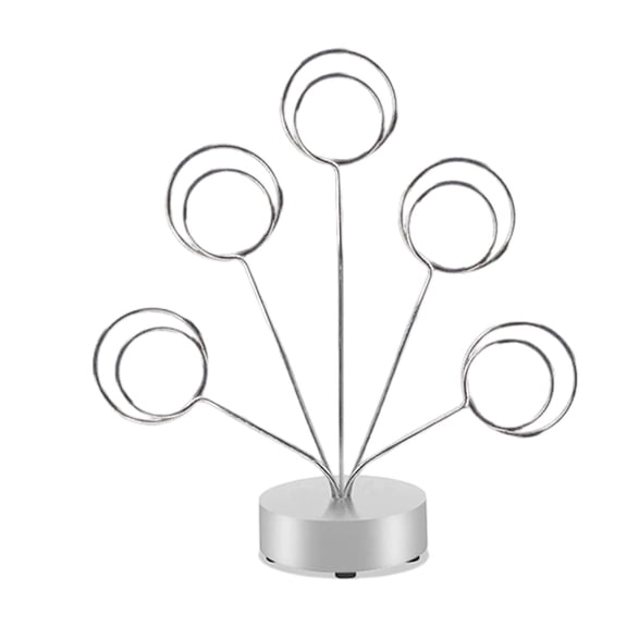 Misright Multifunctional Tabletop Card Holder With Round Base Perfect For Christmas Home Decoration