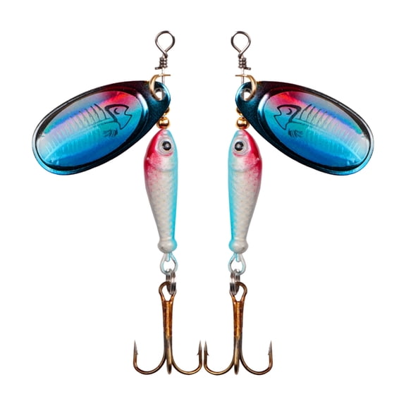 Misright Multiple Size Color Option Rotating Spinners Baits Simulates Movement