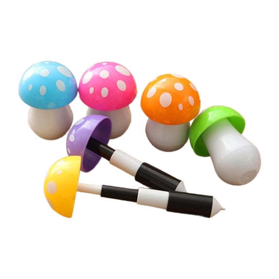 Misright Mushroom Ballpoint Pen Funny Writing Pen