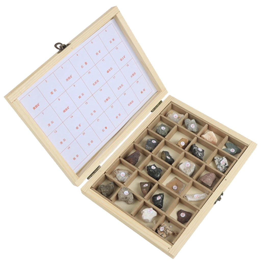 Misright Natural Copper Ore Rock Collection Geology Study Set With ...