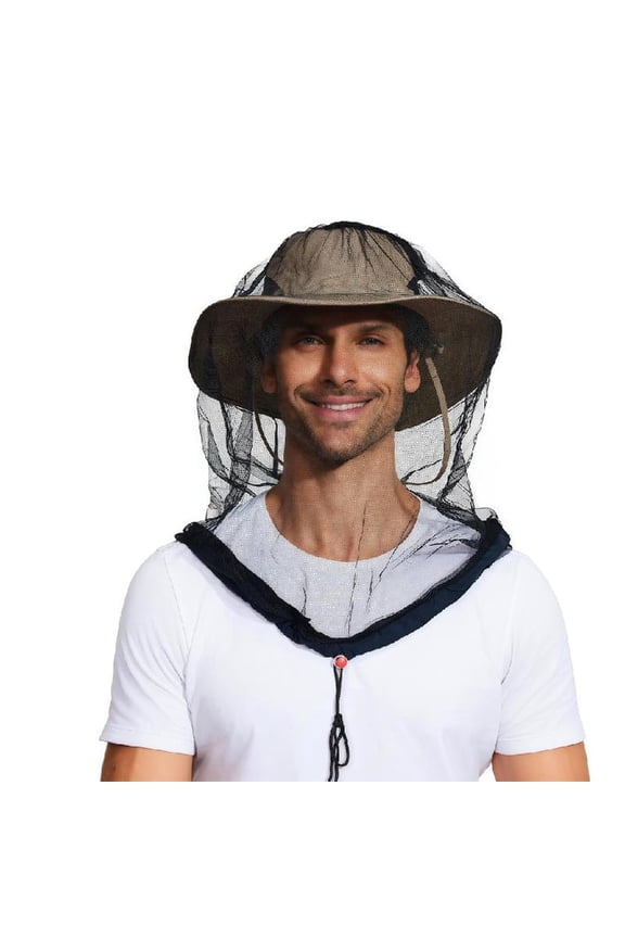 Netting for Women Men Outdoor Fishing Face Mask Hood for Camping Hiking