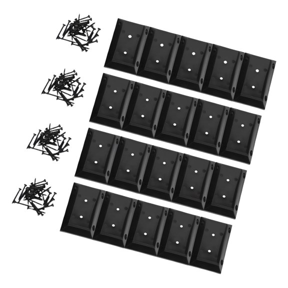 Misright Nylon Deck Rail Bracket with Screws Stair Railing Connectors Replacement